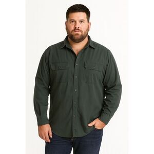 Timberland Green Button Down Long Sleeve Shirt Men’s M Outdoor Casual Work